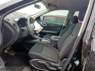 2019 Nissan Pathfinder S z VIN 5N1DR2MN1KC607076, wystawiony jako Copart lot #50372865 z przebiegiem 122 896 mil mil oraz Szkoda całkowita • Salvage title. Historia ofert i sprzedaży dostępna na DreamBid. Obrazek 7.