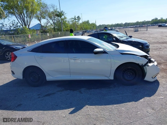 2019 Honda Civic Sedan LX with VIN 2HGFC2F60KH515136, listed as a IAAI auction lot 41794716 with 57,747 mi miles. Bid and sale history available at carsss.com. Image 14.