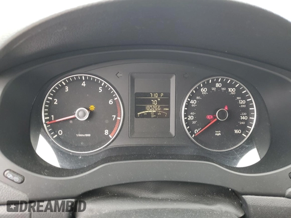 2012 Volkswagen Jetta SE with VIN 3VWDP7AJ3CM451497, listed as a Copart auction lot 58322715 with 180,266 mi miles and Salvage title. Bid and sale history available at DreamBid. Image 9.