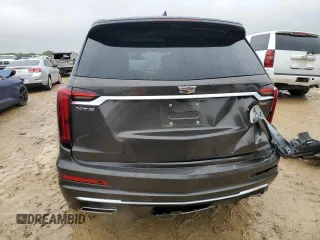 2020 Cadillac XT6 FWD Premium Luxury with VIN 1GYKPCRS5LZ225809, listed as a Copart auction lot 50485045 with 19,821 mi miles and Salvage title. Bid and sale history available at DreamBid. Image 6.