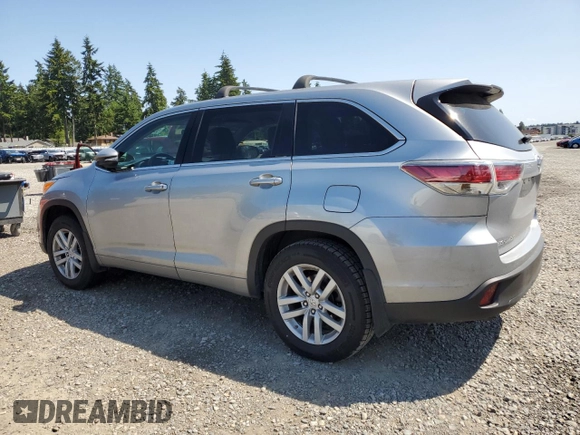 2014 Toyota Highlander LE z VIN 5TDBKRFHXES026288, wystawiony jako Copart lot #59641945 z przebiegiem 186 628 mil mil oraz Czysty tytuł • Clean title. Historia ofert i sprzedaży dostępna na DreamBid. Obrazek 2.