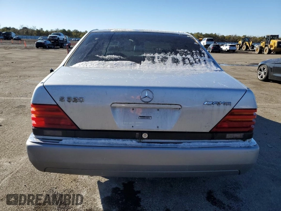 1994 Mercedes-Benz S 320 with VIN WDBGA32E1RA165230, listed as a Copart auction lot 42641875 with 74,960 mi miles and Clean Title. Bid and sale history available at DreamBid. Image 6.