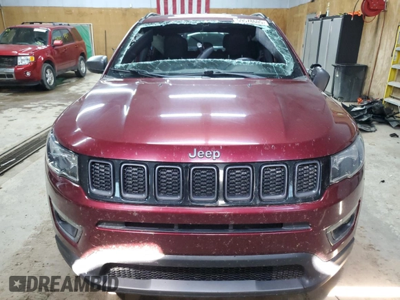 2021 Jeep Compass 80th Anniversary with VIN 3C4NJDEB2MT517099, listed as a Copart auction lot 59578605 with 67,595 mi miles and Non repairable. Bid and sale history available at DreamBid. Image 5.