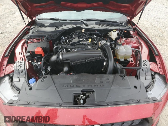 2024 Ford Mustang EcoBoost with VIN 1FA6P8TH2R5118823, listed as a Copart auction lot 47633925 with 3,284 mi miles and Salvage Title. Bid and sale history available at carsss.com. Image 11.