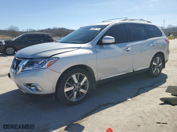 2015 Nissan Pathfinder Platinum with VIN 5N1AR2MN0FC608647, listed as a Copart auction lot 47306115 with 147,247 mi miles and Clean Title. Bid and sale history available at carsss.com. Image 1.