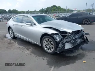 2019 Lexus LS 500 z VIN JTHB51FF3K5009078, wystawiony jako IAAI lot #42751612 z przebiegiem 47 527 mil mil oraz . Historia ofert i sprzedaży dostępna na DreamBid. Obrazek 1.