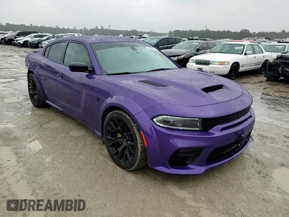 2023 Dodge Charger SRT Hellcat Widebody Jailbreak with VIN 2C3CDXL97PH585769, listed as a Copart auction lot 42298925 with 5,388 mi miles and Salvage Title. Bid and sale history available at carsss.com. Image 12.