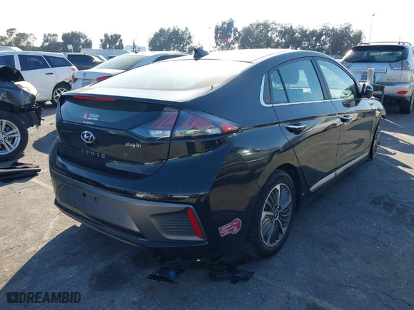 2022 Hyundai Ioniq Plug-In Hybrid Limited with VIN KMHCX5LD7NU273579, listed as a IAAI auction lot 41611327 with NaN miles. Bid and sale history available at carsss.com. Image 4.