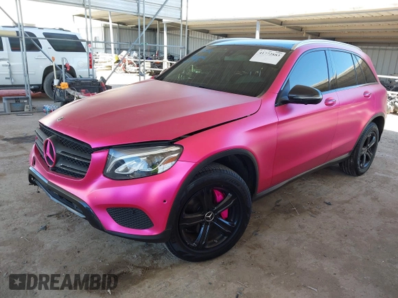 2018 Mercedes-Benz GLC 300 with VIN WDC0G4JB9JV048422, listed as a IAAI auction lot 41772883 with 143,331 mi miles and . Bid and sale history available at DreamBid. Image 2.