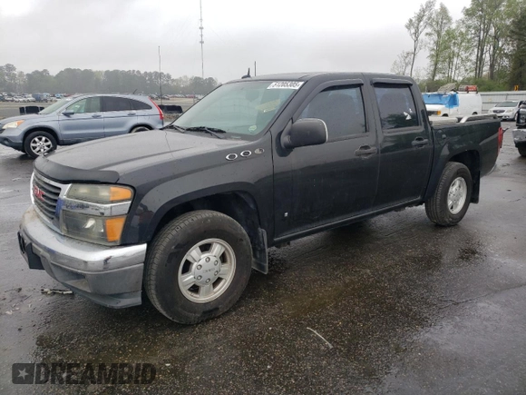 2008 GMC Canyon SLE1 with VIN 1GTCS139388155338, listed as a Copart auction lot 51205305 with 156,785 mi miles and Clean Title. Bid and sale history available at carsss.com. Image 1.