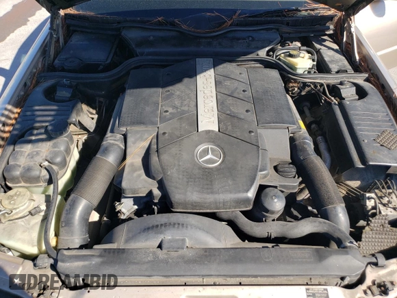 2000 Mercedes-Benz SL-Class with VIN WDBFA68F0YF188299, listed as a Copart auction lot 79522494 with 125,295 mi miles and Salvage Title. Bid and sale history available at carsss.com. Image 11.