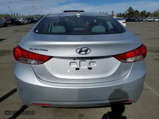 2013 Hyundai Elantra Limited with VIN 5NPDH4AE3DH236825, listed as a Copart auction lot 52806265 with 166,060 mi miles and Salvage Title. Bid and sale history available at carsss.com. Image 6.