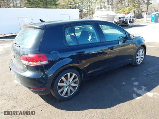 2011 Volkswagen Golf TDI with VIN WVWDM7AJ8BW249524, listed as a IAAI auction lot 41756165 with 171,300 mi miles. Bid and sale history available at carsss.com. Image 4.