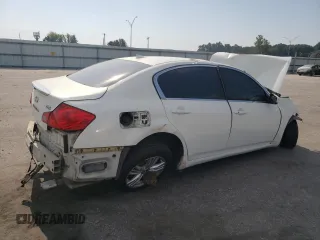 2011 Infiniti G25 Journey with VIN JN1DV6AP5BM601128, listed as a Copart auction lot 69334484 with Not Provided miles and Salvage Title. Bid and sale history available at DreamBid. Image 3.