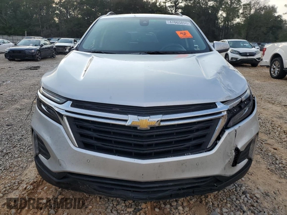 2022 Chevrolet Equinox LT with VIN 3GNAXKEV6NL254023, listed as a Copart auction lot 47065855 with 72,442 mi miles and Salvage Title. Bid and sale history available at DreamBid. Image 5.