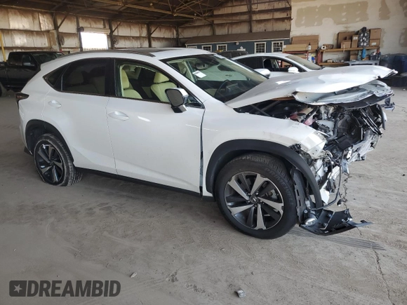 2021 Lexus NX 300 z VIN JTJGARBZ9M5035833, wystawiony jako Copart lot #61602995 z przebiegiem 38 746 mil mil oraz Szkoda całkowita • Salvage title. Historia ofert i sprzedaży dostępna na DreamBid. Obrazek 4.