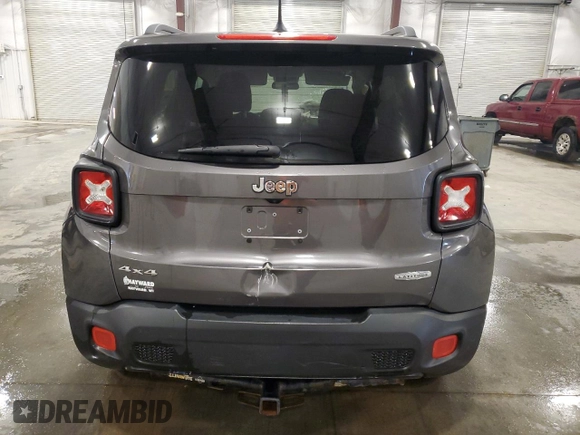 2017 Jeep Renegade Altitude with VIN ZACCJBBB6HPE49807, listed as a Copart auction lot 55518865 with 80,452 mi miles and Non repairable. Bid and sale history available at DreamBid. Image 6.