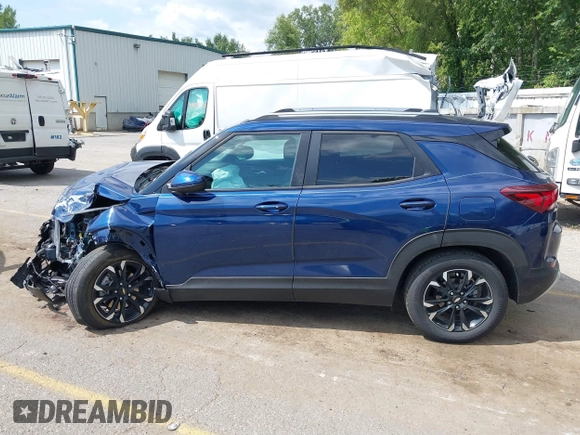 2022 Chevrolet TrailBlazer LT with VIN KL79MPSL7NB061107, listed as a IAAI auction lot 40087203 with 17,855 mi miles. Bid and sale history available at carsss.com. Image 14.