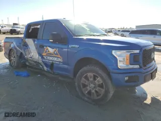 2018 Ford F-150 XL with VIN 1FTEW1EP7JKE29433, listed as a Copart auction lot 81379984 with 168,135 mi miles and Salvage Title. Bid and sale history available at carsss.com. Image 4.
