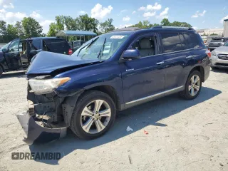 2011 Toyota Highlander Limited with VIN 5TDDK3EH3BS066103, listed as a Copart auction lot 63441435 with 156,320 mi miles and Salvage title. Bid and sale history available at DreamBid. Image 1.