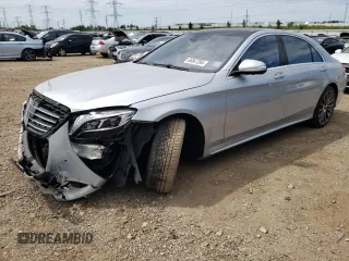 2016 Mercedes-Benz S 550 with VIN WDDUG8CB7GA238236, listed as a Copart auction lot 66587394 with 98,325 mi miles and Salvage Title. Bid and sale history available at carsss.com. Image 1.