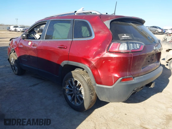2019 Jeep Cherokee Latitude Plus z VIN 1C4PJLLB8KD246932, wystawiony jako IAAI lot #41448678 z przebiegiem 92 021 mil mil oraz . Historia ofert i sprzedaży dostępna na DreamBid. Obrazek 3.