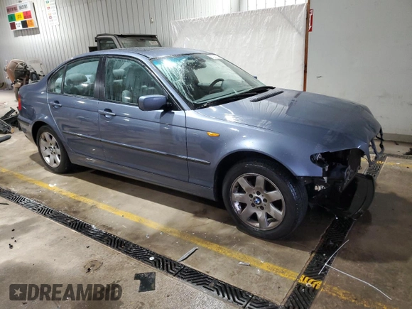 2005 BMW 3 Series 325xi with VIN WBAEU33445PR18694, listed as a Copart auction lot 87293204 with 151,393 mi miles and Salvage Title. Bid and sale history available at carsss.com. Image 4.