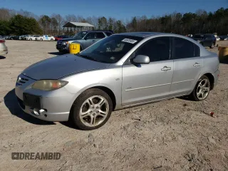 2005 Mazda 3 s with VIN JM1BK323451250774, listed as a Copart auction lot 48626955 with 241,870 mi miles and Salvage Title. Bid and sale history available at carsss.com. Image 1.