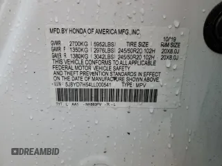 2020 Acura MDX Sport Hybrid w/Technology Pkg with VIN 5J8YD7H54LL000541, listed as a Copart auction lot 46041845 with 0 mi miles and Non Repairable. Bid and sale history available at carsss.com. Image 13.