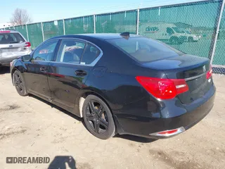 2015 Acura RLX Tech Pkg with VIN JH4KC1F52FC001682, listed as a IAAI auction lot 41823813 with 83,011 mi miles. Bid and sale history available at carsss.com. Image 3.