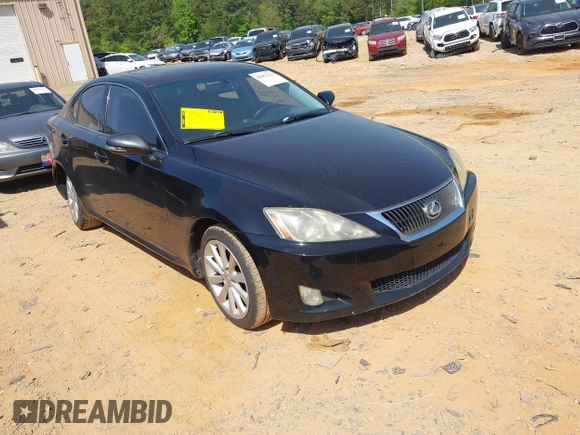2010 Lexus IS 250 with VIN JTHCF5C25A2033991, listed as a IAAI auction lot 42052234 with 217,930 mi miles and . Bid and sale history available at carsss.com. Image 1.