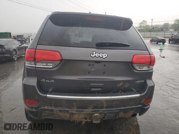 2018 Jeep Grand Cherokee Limited with VIN 1C4RJFBG6JC378311, listed as a Copart auction lot 53824985 with 96,596 mi miles and Salvage Title. Bid and sale history available at DreamBid. Image 6.