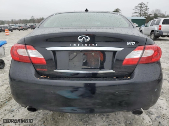 2013 Infiniti M37 with VIN JN1BY1AP9DM513820, listed as a Copart auction lot 84959394 with 155,510 mi miles and Salvage Title. Bid and sale history available at carsss.com. Image 6.