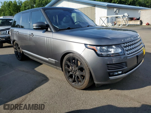2016 Land Rover Range Rover HSE z VIN SALGS2PF3GA317640, wystawiony jako Copart lot #62923315 z przebiegiem 95 924 mil mil oraz Czysty tytuł • Clean title. Historia ofert i sprzedaży dostępna na DreamBid. Obrazek 4.