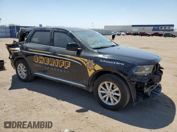 2021 Dodge Durango Special Service with VIN 1C4RDJFG8MC849707, listed as a Copart auction lot 56694945 with 31,663 mi miles and Salvage title. Bid and sale history available at DreamBid. Image 4.