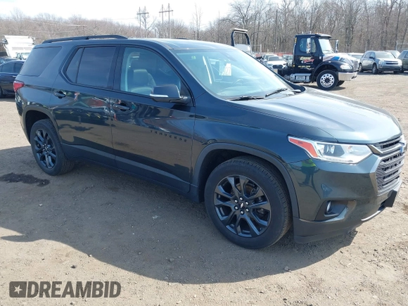 2021 Chevrolet Traverse RS with VIN 1GNEVJKW4MJ141708, listed as a IAAI auction lot 41691433 with 65,562 mi miles. Bid and sale history available at carsss.com. Image 1.