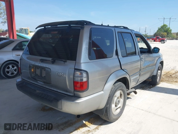 2000 Infiniti QX4 with VIN JNRAR07Y4YW086878, listed as a IAAI auction lot 42092898 with 191,974 mi miles and . Bid and sale history available at DreamBid. Image 4.