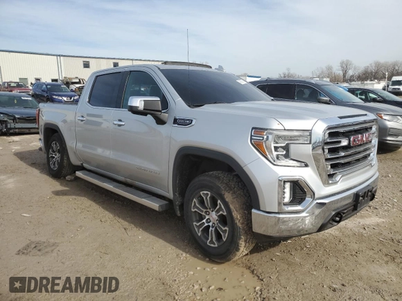2019 GMC Sierra 1500 SLT z VIN 1GTU9DED5KZ281737, wystawiony jako Copart lot #43810515 z przebiegiem 80 843 mil mil oraz Szkoda całkowita • Salvage title. Historia ofert i sprzedaży dostępna na DreamBid. Obrazek 4.