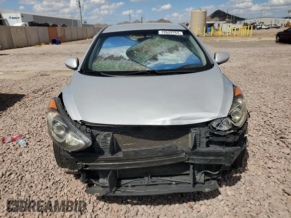 2017 Hyundai Elantra GT with VIN KMHD35LH7HU369767, listed as a Copart auction lot 72659764 with 99,187 mi miles and Salvage Title. Bid and sale history available at carsss.com. Image 5.