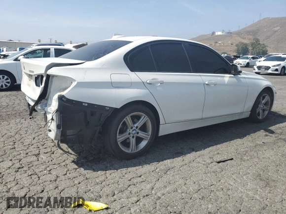 2015 BMW 3 Series 328i with VIN WBA3C1C51FP852887, listed as a Copart auction lot 58882695 with 146,823 mi miles and Salvage title. Bid and sale history available at DreamBid. Image 3.
