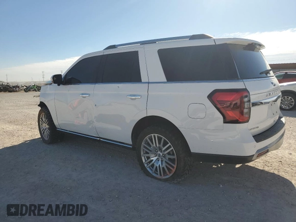 2024 Ford Expedition Limited with VIN 1FMJU1K84REA33256, listed as a Copart auction lot 89109735 with 21,698 mi miles and Salvage Title. Bid and sale history available at carsss.com. Image 2.