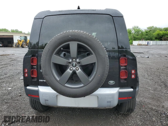 2020 Land Rover Defender HSE with VIN SALE9EEU8L2014797, listed as a Copart auction lot 60465465 with 43,427 mi miles and Salvage title. Bid and sale history available at DreamBid. Image 6.