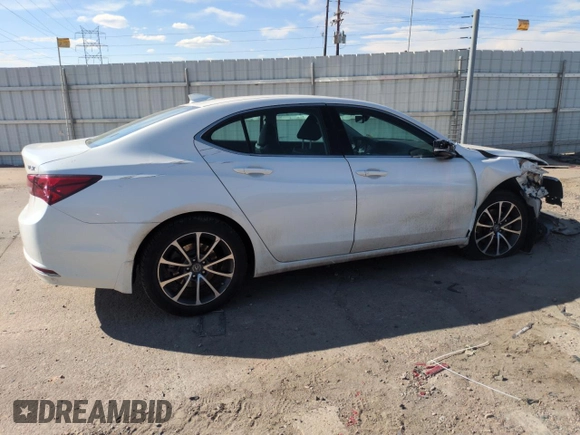 2015 Acura TLX V6 Tech with VIN 19UUB2F51FA008283, listed as a Copart auction lot 53394615 with 91,666 mi miles and Salvage Title. Bid and sale history available at carsss.com. Image 3.