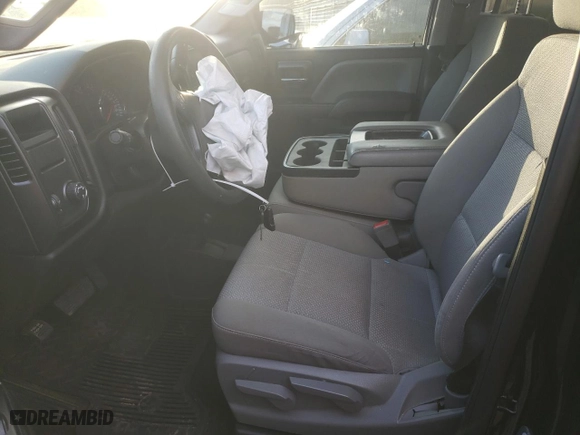 2018 Chevrolet Silverado 1500 Custom with VIN 3GCUKPEC1JG384424, listed as a Copart auction lot 43831585 with 37,267 mi miles and Salvage Title. Bid and sale history available at carsss.com. Image 7.