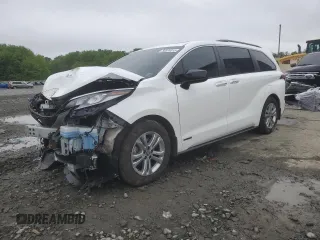 2021 Toyota Sienna XSE with VIN 5TDDSKFC4MS036186, listed as a Copart auction lot 56574315 with Not provided miles and Salvage title. Bid and sale history available at DreamBid. Image 1.