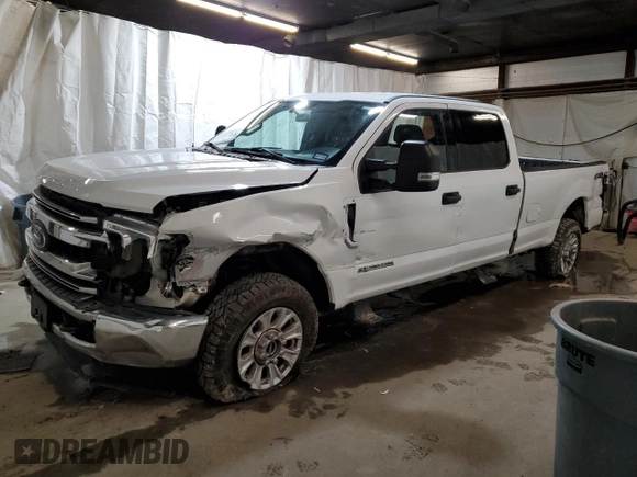 2021 Ford Super Duty F-250 SRW XL with VIN 1FT7W2BT8MED42689, listed as a Copart auction lot 50900035 with 150,012 mi miles and Salvage Title. Bid and sale history available at carsss.com. Image 1.