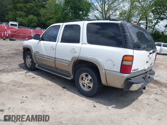 2002 Chevrolet Tahoe LS with VIN 1GNEC13Z12R145907, listed as a IAAI auction lot 42144771 with 308,201 mi miles and . Bid and sale history available at DreamBid. Image 3.