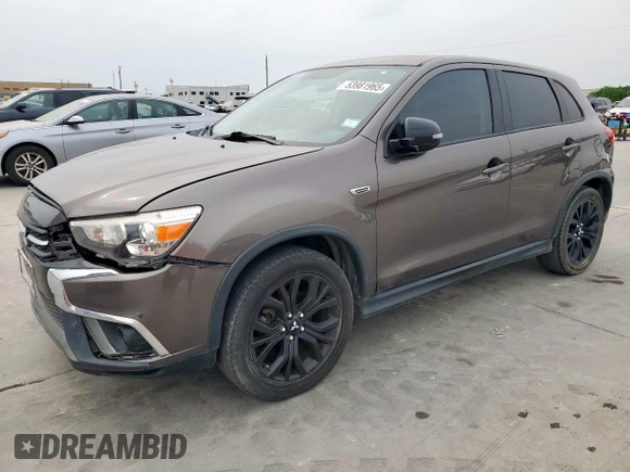 2018 Mitsubishi Outlander Sport ES 2.0 with VIN JA4AP3AUXJU012647, listed as a Copart auction lot 53981965 with 175,591 mi miles and Clean Title. Bid and sale history available at carsss.com. Image 1.