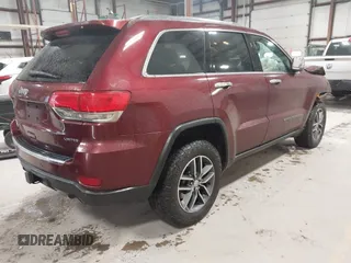 2018 Jeep Grand Cherokee Limited with VIN 1C4RJFBG5JC180707, listed as a IAAI auction lot 41836228 with 133,936 mi miles. Bid and sale history available at carsss.com. Image 4.