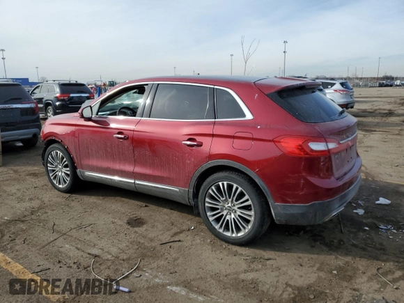 2017 Lincoln MKX Reserve with VIN 2LMPJ6LR5HBL41140, listed as a Copart auction lot 43236215 with 91,749 mi miles and Salvage Title. Bid and sale history available at carsss.com. Image 2.